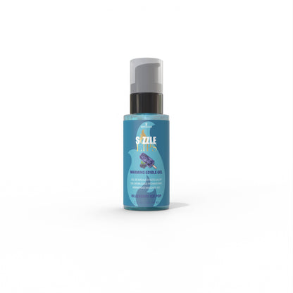 Sizzle Lips Blueberry Ice Pop Warming Gel 2 fl.oz. Bottle