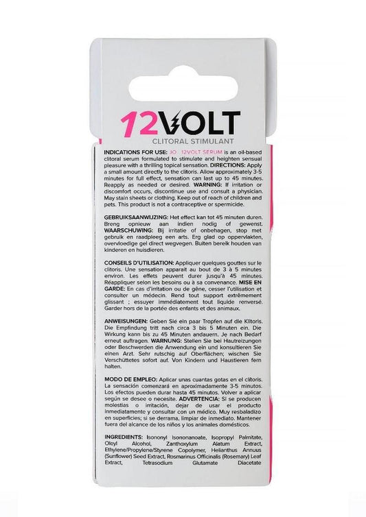 JO 12 Volt Clitoral Stimulant Serum