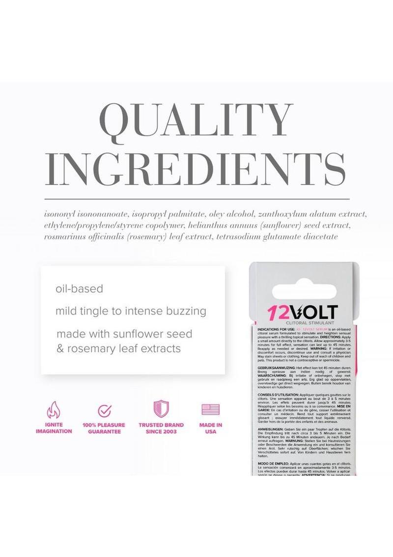 JO 12 Volt Clitoral Stimulant Serum