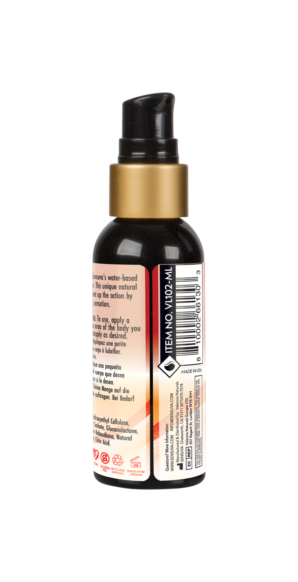 Heat Wave Natural Water-Based Warming Lubricant