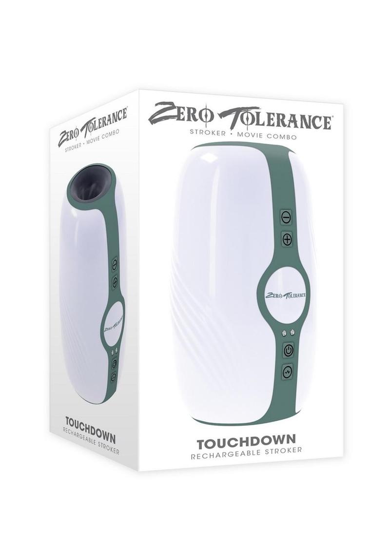 Zero Tolerance Touchdown Rechargeable Silicone Vibrating Tightening Stroker