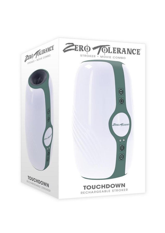 Zero Tolerance Touchdown Rechargeable Silicone Vibrating Tightening Stroker