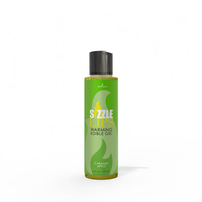 Sizzle Lips Caramel Apple Warming Gel 4.2 fl.oz. Bottle