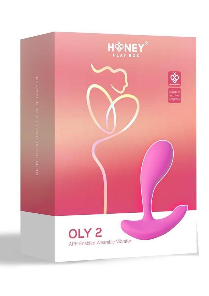 Oly 2 Pressure Sensing App enabled Wearable Rechargeable Silicone Clit & G Spot Vibrator