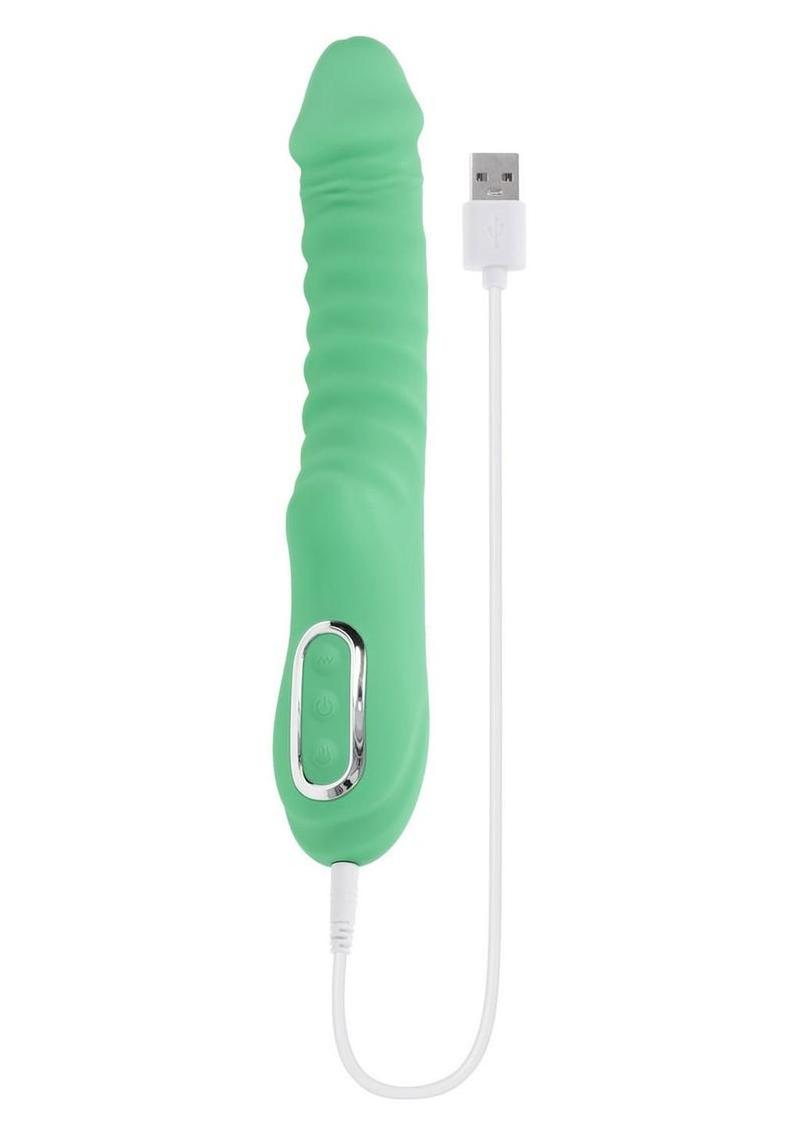 Full Throttle Rechargeable Silicone Warming Vibrator