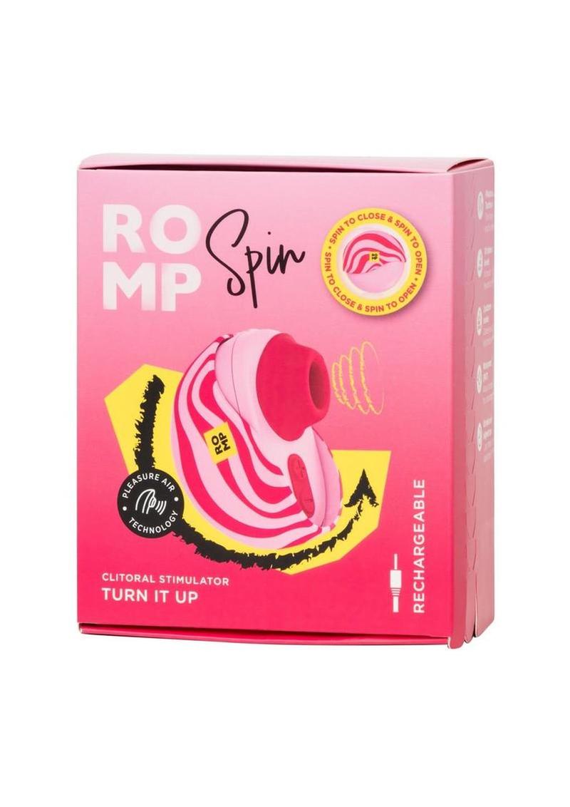 Romp Spin Travel Rechargeable Silicone Clitoral Stimulator