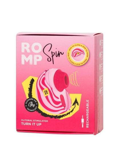 Romp Spin Travel Rechargeable Silicone Clitoral Stimulator