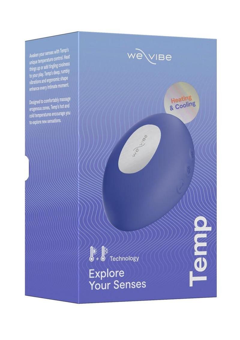 We-Vibe Temp Heating and Cooling Rechargeable Silicone Lay-on Vibrator