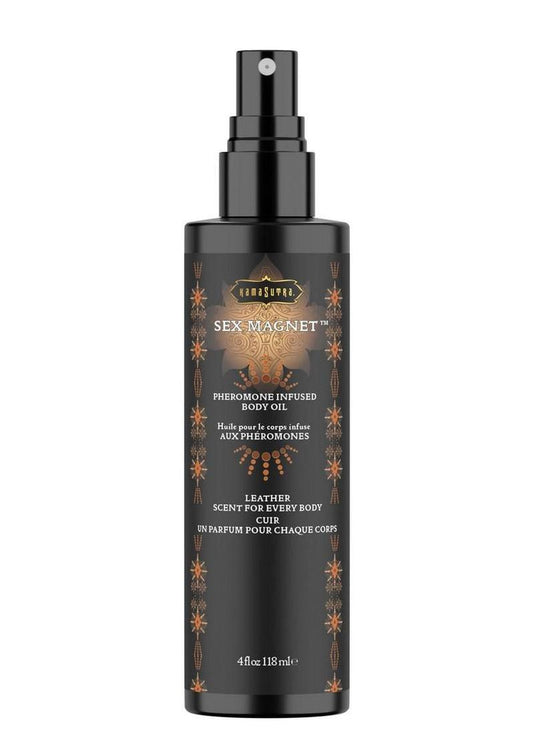 Sex Magnet Pheromone Body Oil Spray 4oz - Leather