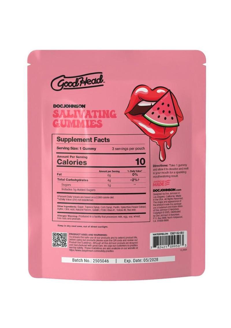 GoodHead Salivating Gummies (3pcs per Pouch)