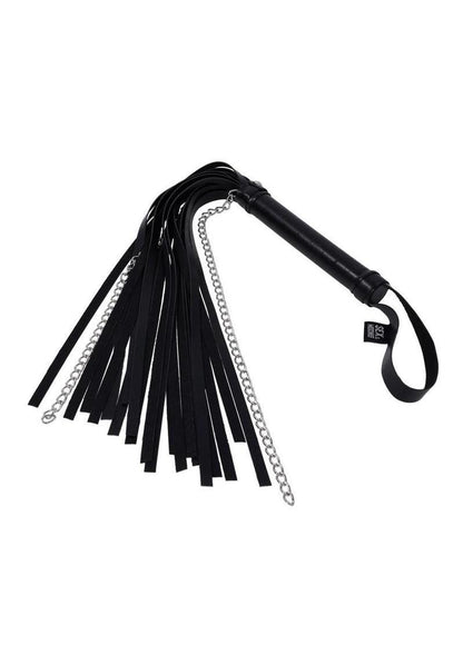 Sex & Mischief Shadow Chain Flogger Black/Silver