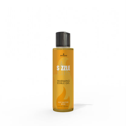 Sizzle Lips Butter Rum Warming Gel 4.2 fl.oz. Bottle