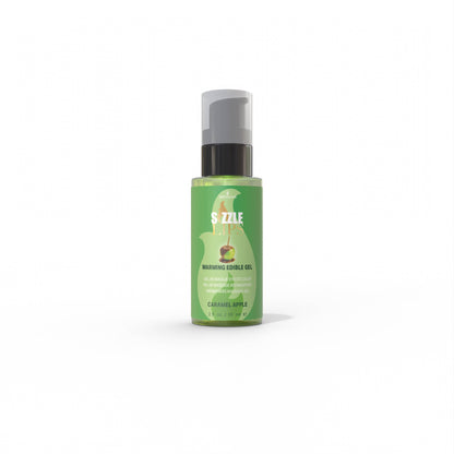 Sizzle Lips Caramel Apple Warming Gel 2 fl.oz. Bottle