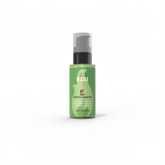 Sizzle Lips Caramel Apple Warming Gel 2 fl.oz. Bottle