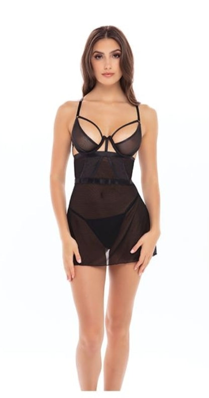 Rene Rofe New in Town Chemise & G-String