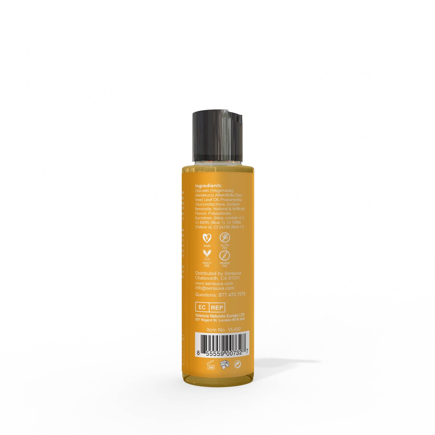 Sizzle Lips Butter Rum Warming Gel 4.2 fl.oz. Bottle