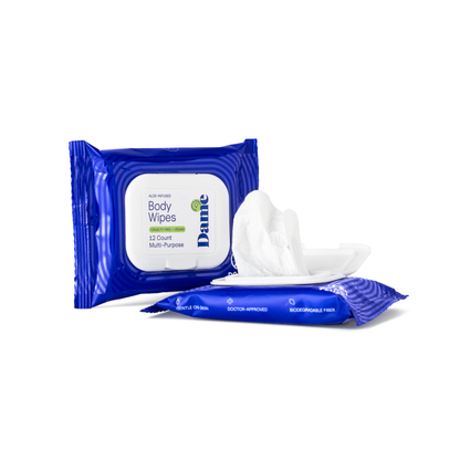 PH-Balanced Aloe Intimate Body Wipes - Fragrance Free 12ct